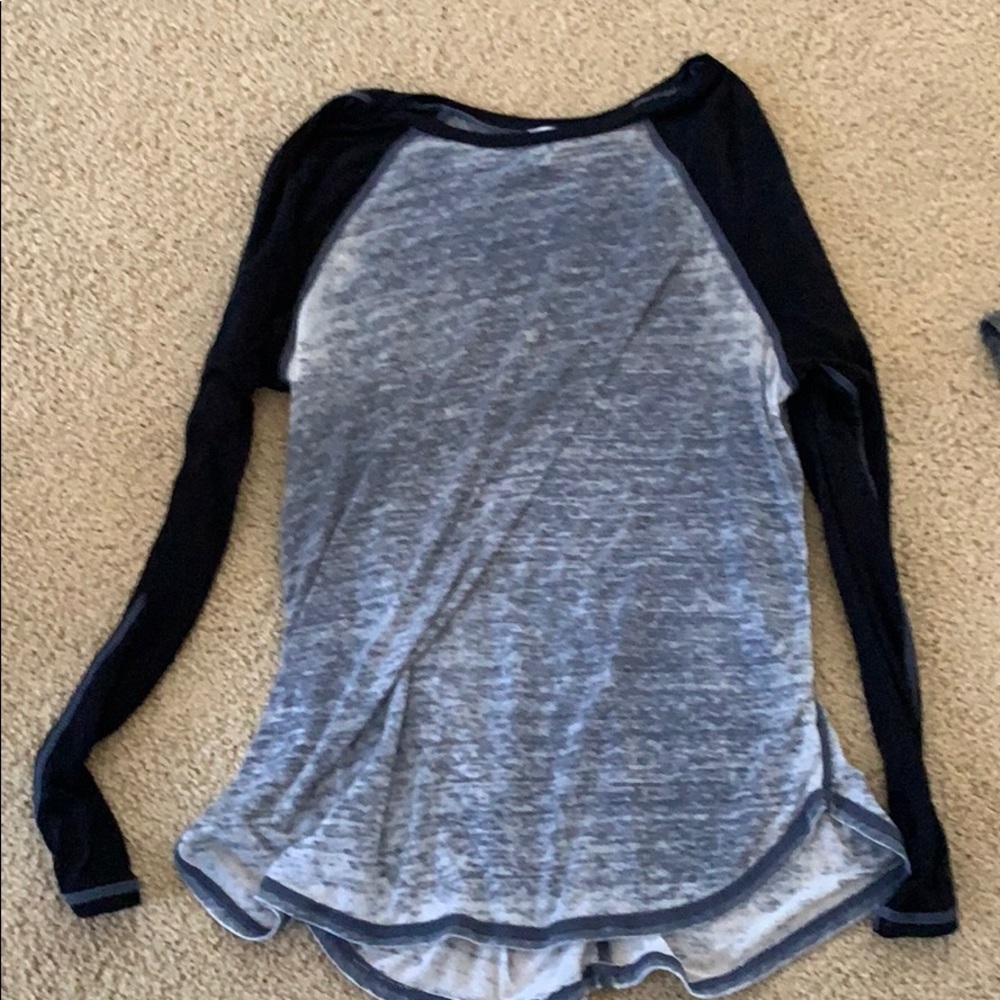 full tilt black and grey long sleeve